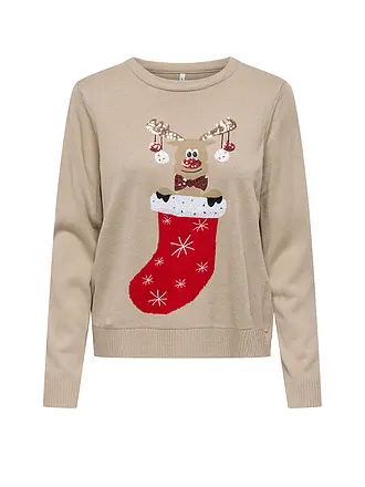 ONLY | Pullover ONLXMAS | beige